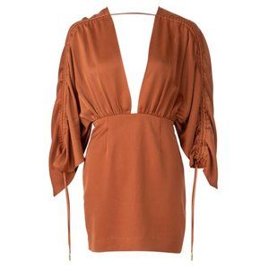 AQ/AQ burnt orange minidress NWT